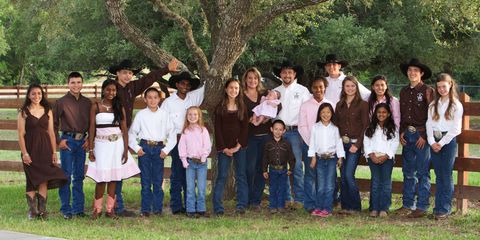 Suzanne and Jay Faske and their family adopted Texas