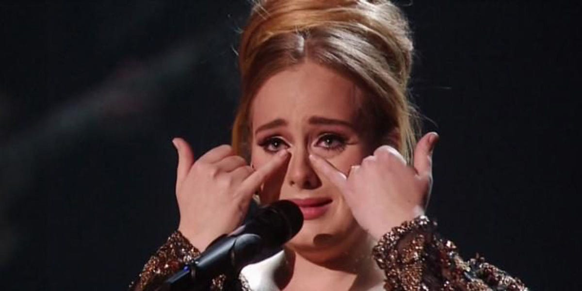 Adele Crying at Radio City Concert - Adele Live Performance