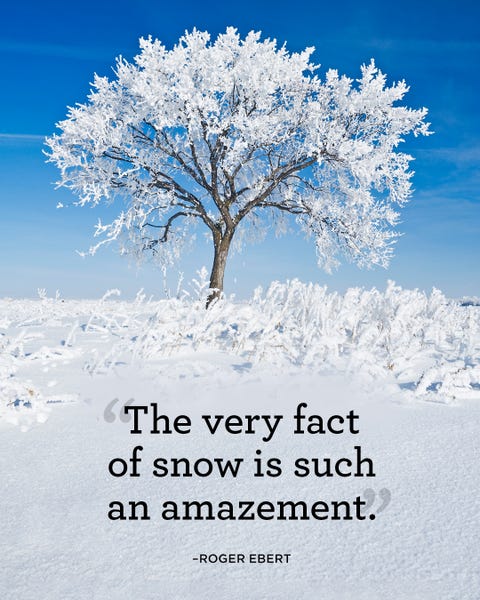 18 Best Winter Quotes - Snow Quotes You'll Love