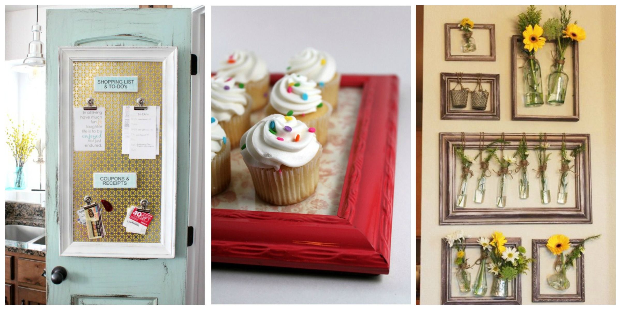 Picture Frame Crafts How To Repurpose Frames