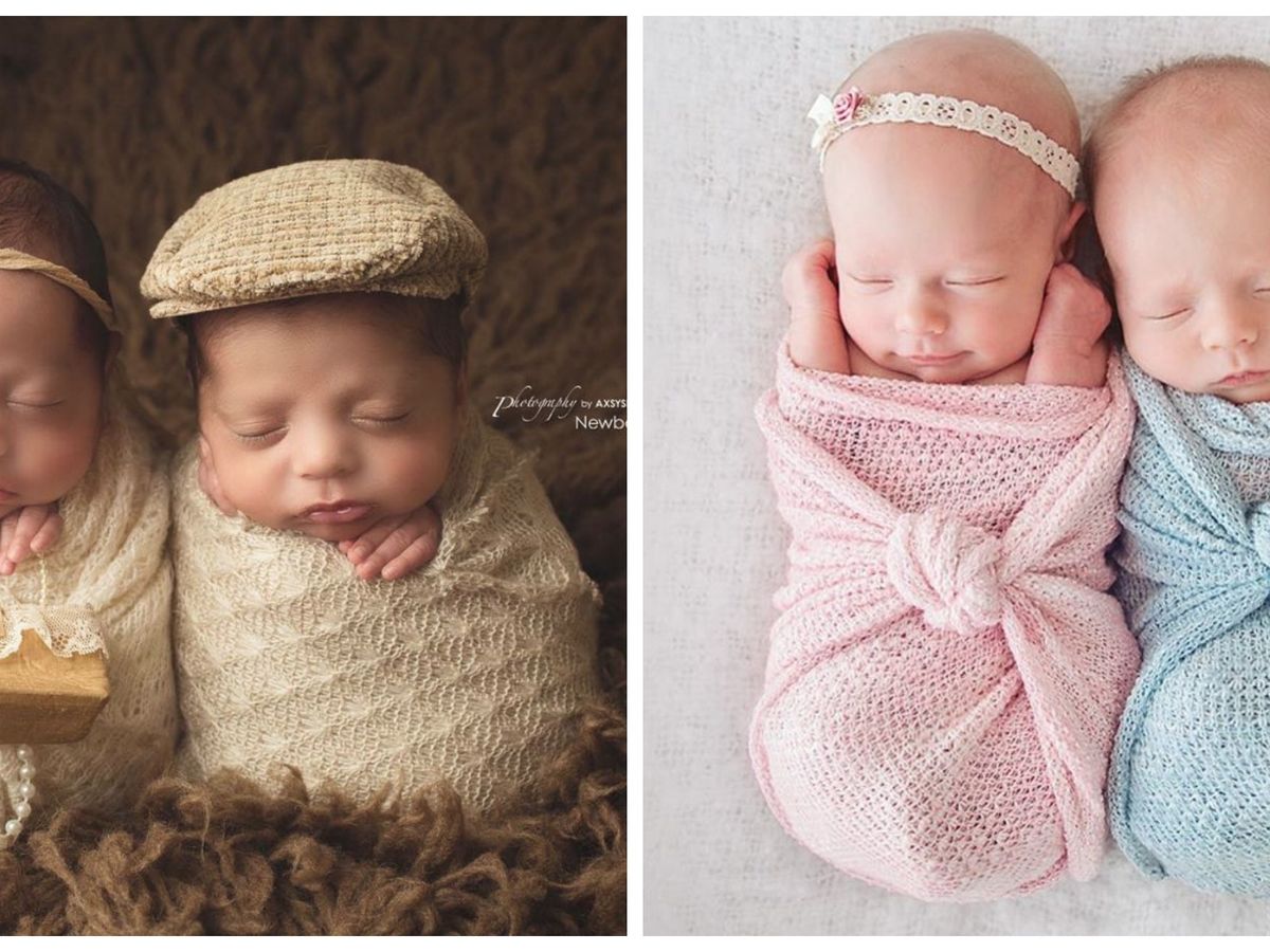 Twin Newborn Photography — Cute Baby Photos of Twins