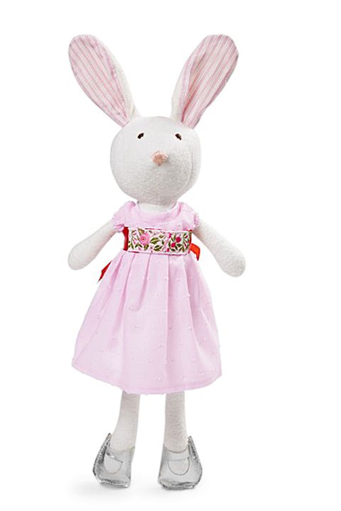 Pink, Pattern, Rabbits and Hares, Magenta, Lavender, Fawn, Rabbit, Pattern, Toy, Stuffed toy, 