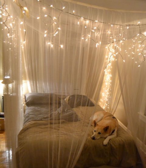 10 Diy Canopy Beds Bedroom And, Curtains Around Bed