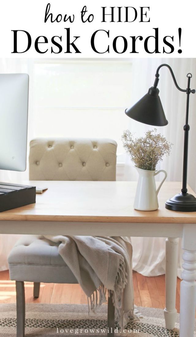 How to Conceal Cables Behind Leggy Furniture - Swoon Worthy