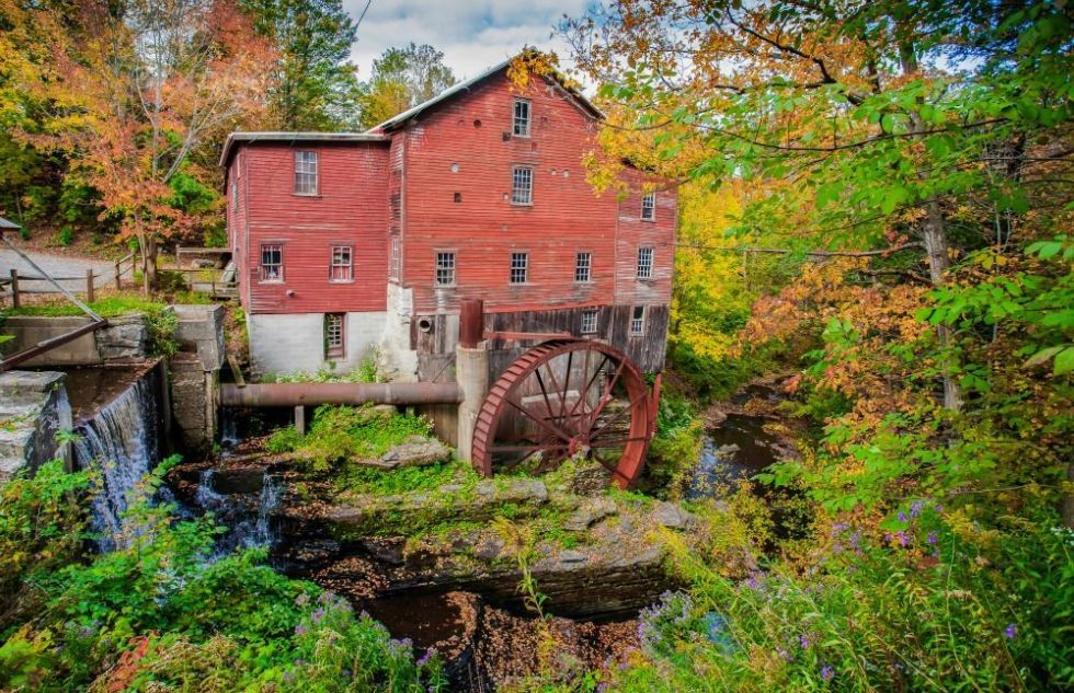 25 Of The Most Beautiful Old Grist Mills In America - National State Parks