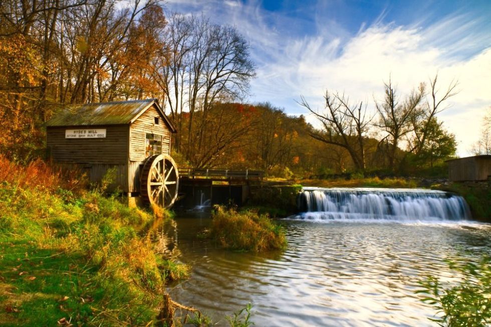 25 of the Most Beautiful Old Grist Mills In America - National State Parks