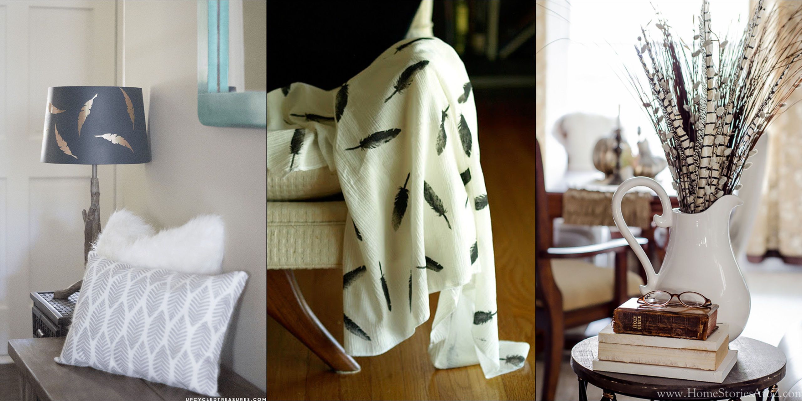 diy feather pillow