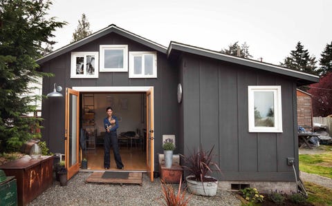 Garage Turned Tiny House Michelle De La Vega Seattle Home Image