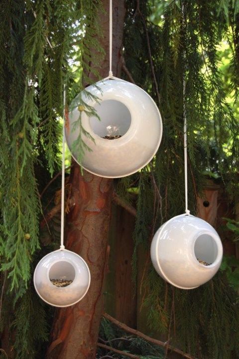 creative bird feeders