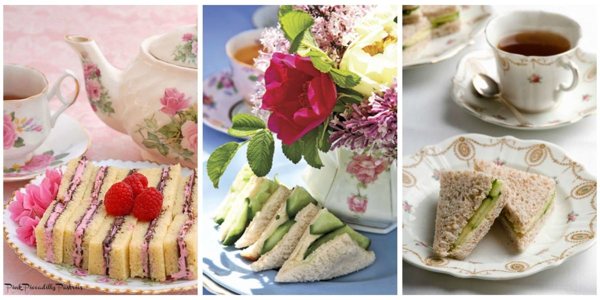 Tea Party Sandwich Recipes - Finger Sandwiches Perfect for Afternoon Tea