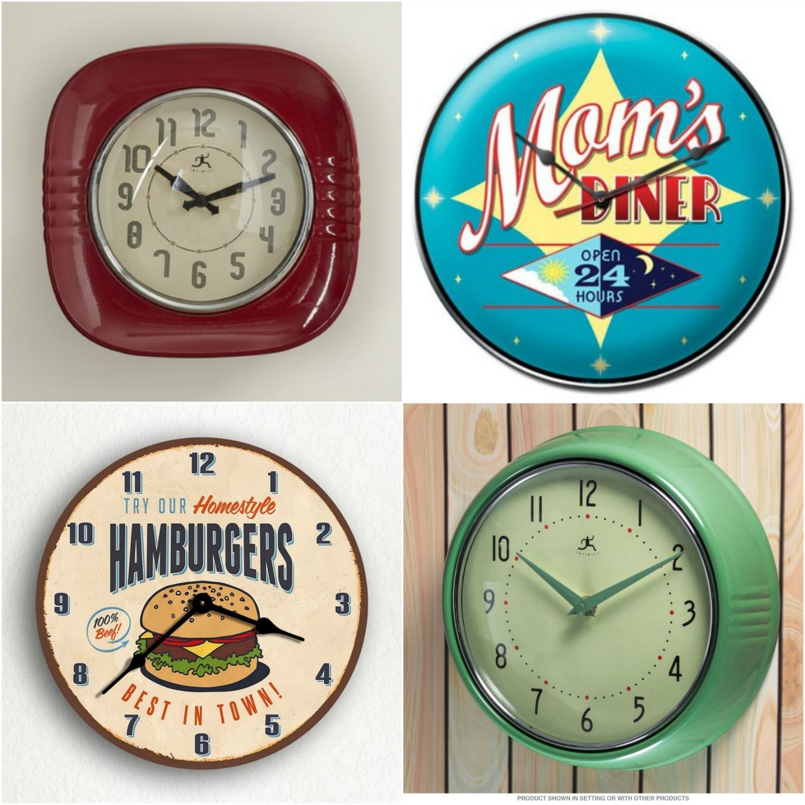 american diner clock