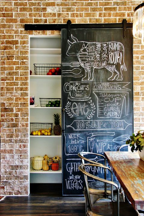 Brick, Wall, Brickwork, Room, Interior design, Furniture, Blackboard, Home, Glass, Window, 