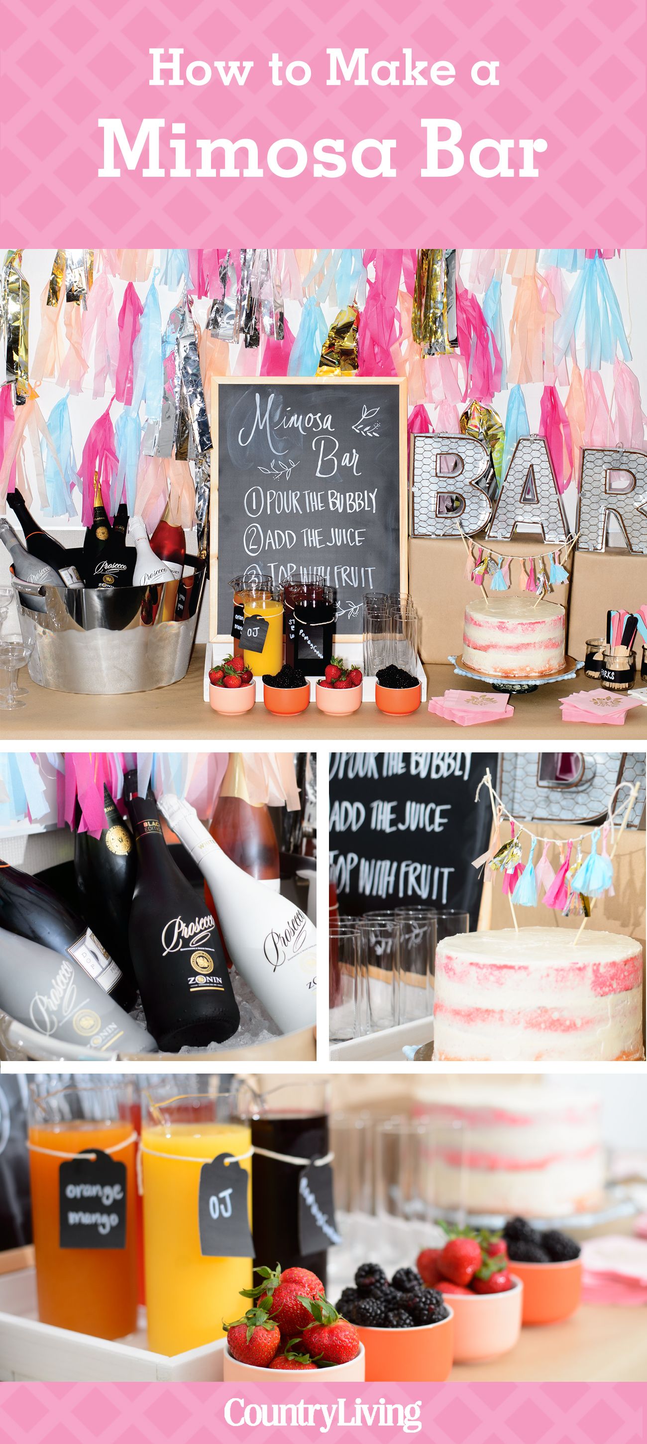 How To Make A Mimosa Bar Bridal Shower Ideas
