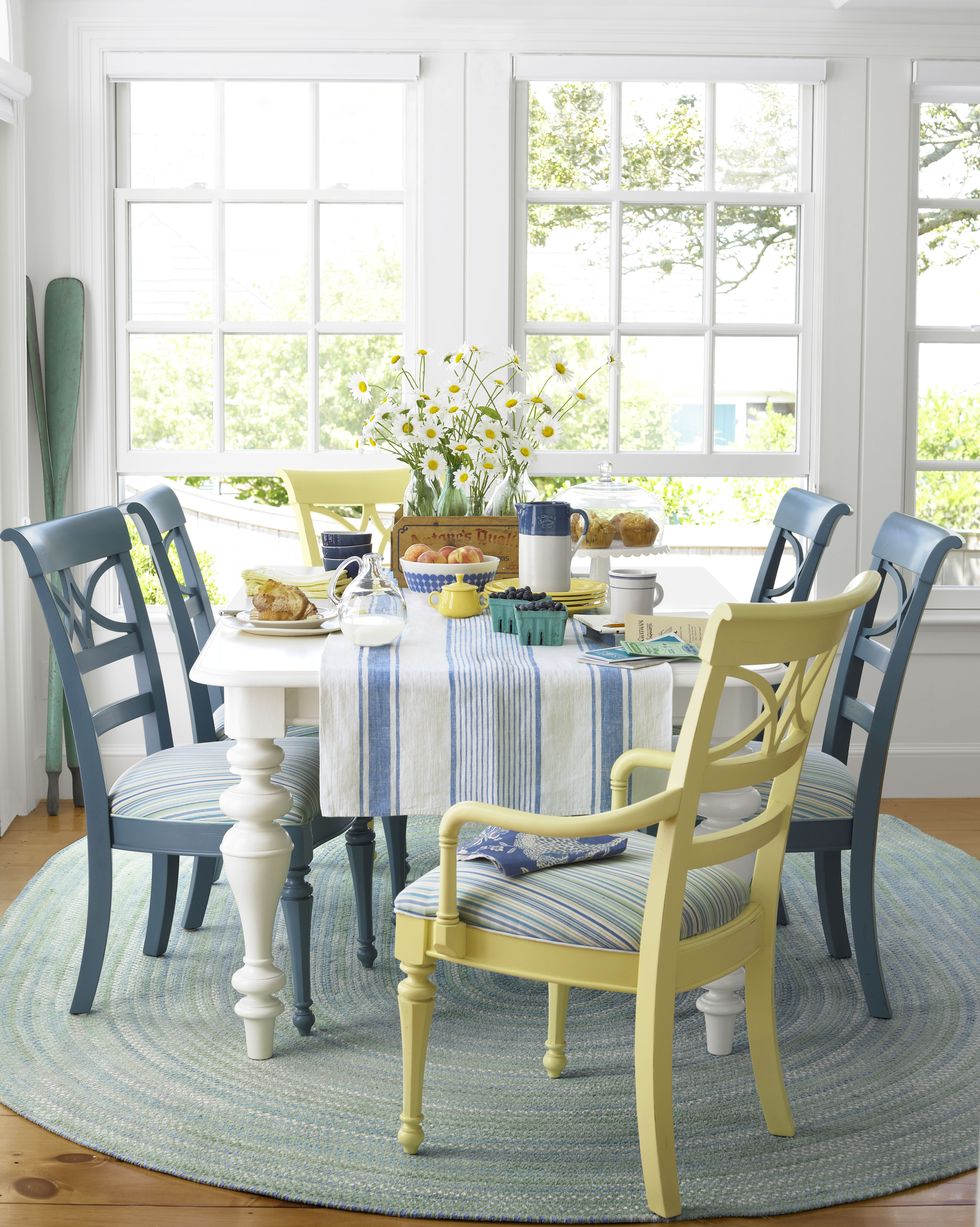beach house decorating cottage style dining room