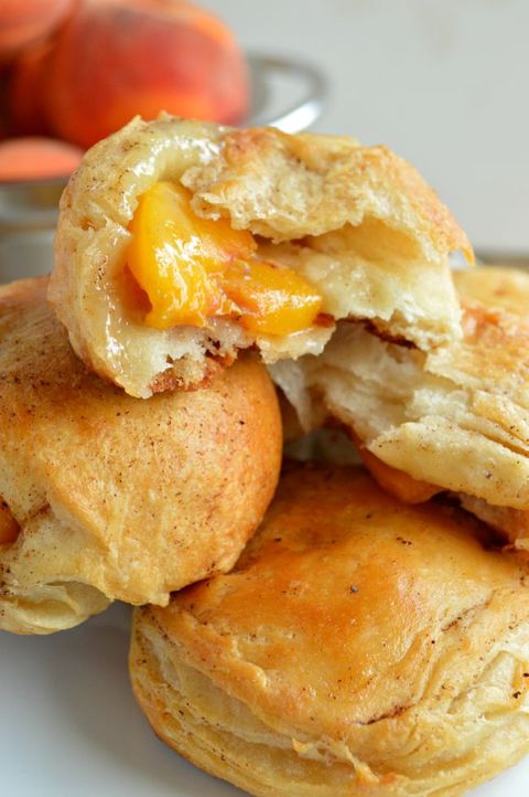 Peach Biscuit Bombs