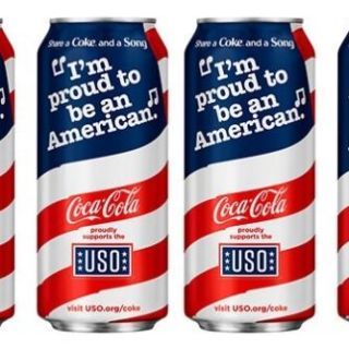 Patriotic Coke Cans