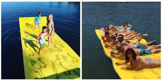 The Aqua Lily Pad is the Party Float You Need This Summer - Water Toys for  Lakes and Adults