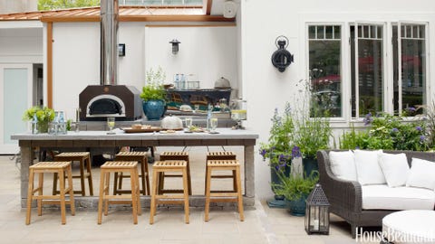 21 Best Outdoor Kitchen Ideas And Designs Pictures Of Beautiful Kitchens Best Outdoor Kitchen Ideas And Designs, Dining Table With Built In Grill Restaurant