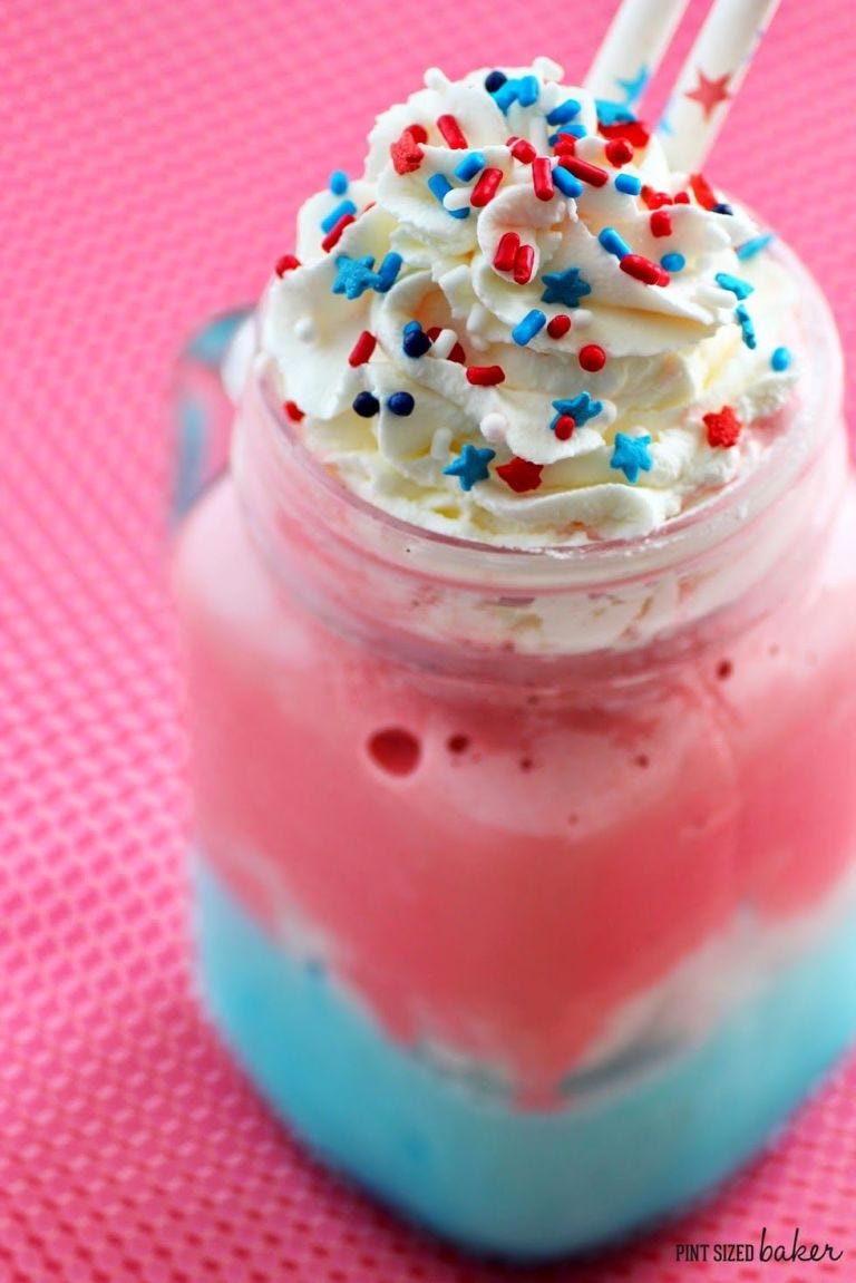 Of course fireworks are important on Independence Day, but I'm much more excited about a full-blown candy table. From a touch of magic to your table with the red, white, and blue desserts.
