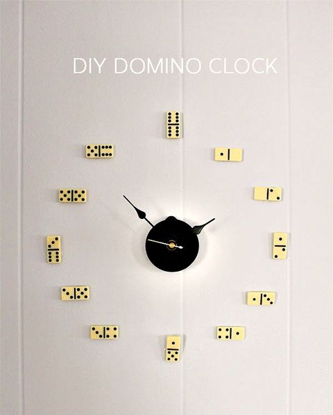 diy gifts for dad domino clock