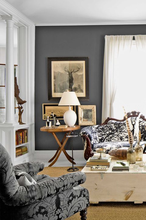 28 Warm Paint Colors Cozy Color Schemes - Grey And Yellow Living Room Decor Ideas