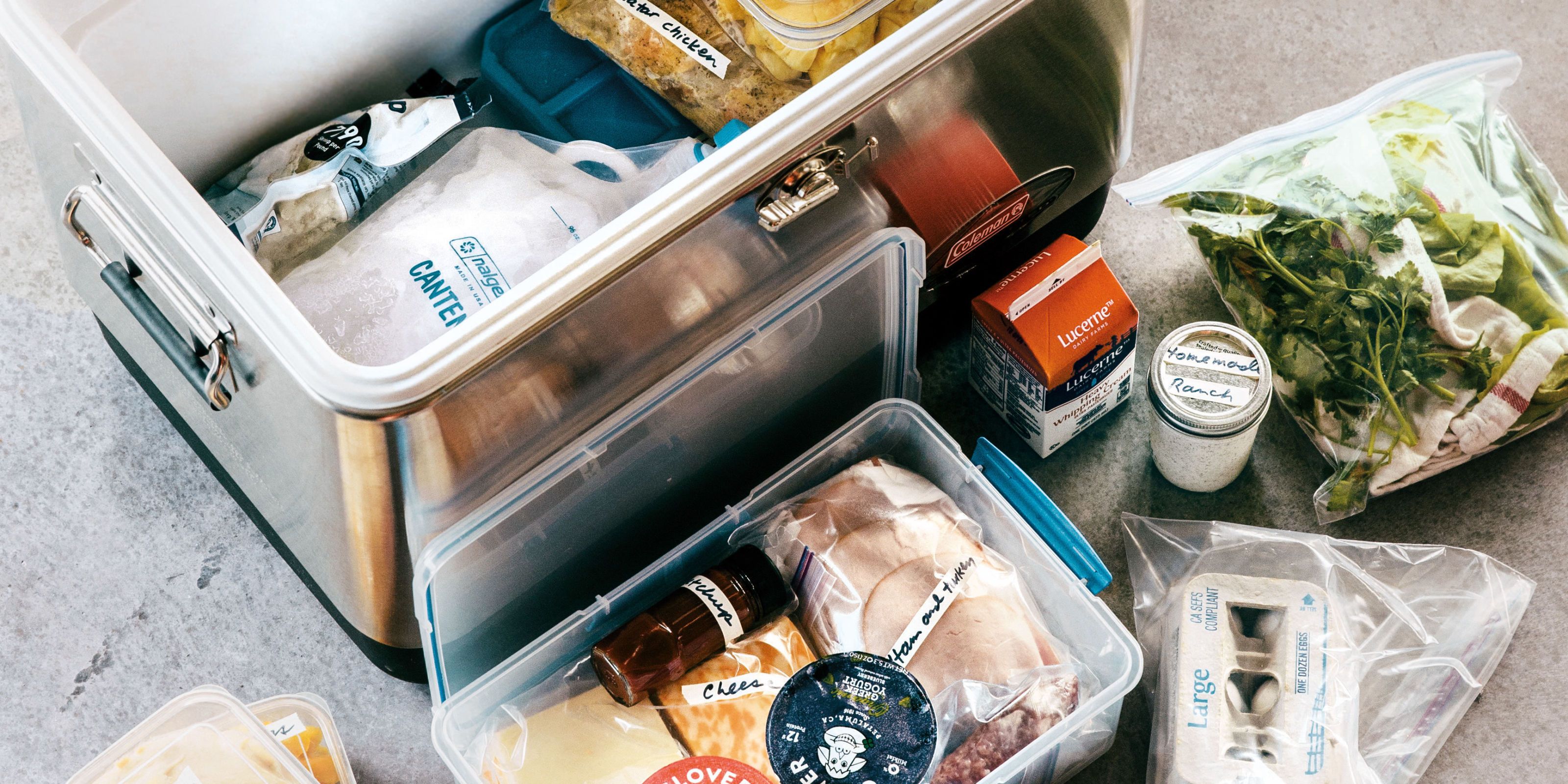 Cooler for clearance food storage