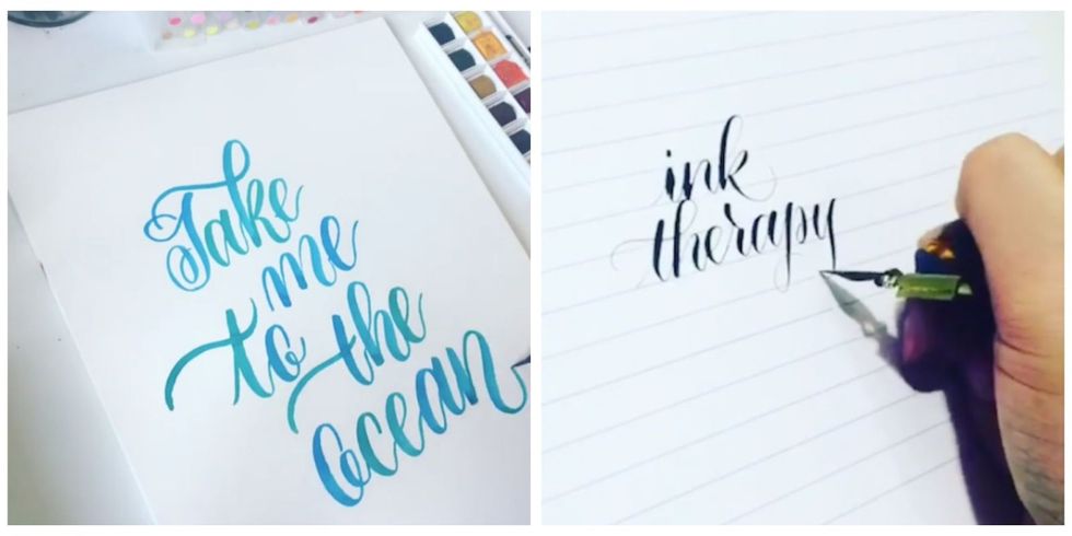 This Woman's Mesmerizing Calligraphy Videos Will Instantly Relax You ...