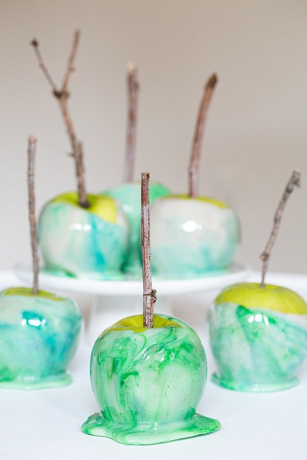 spooky caramel apples for fall 😍🍏🍯, caramel apples