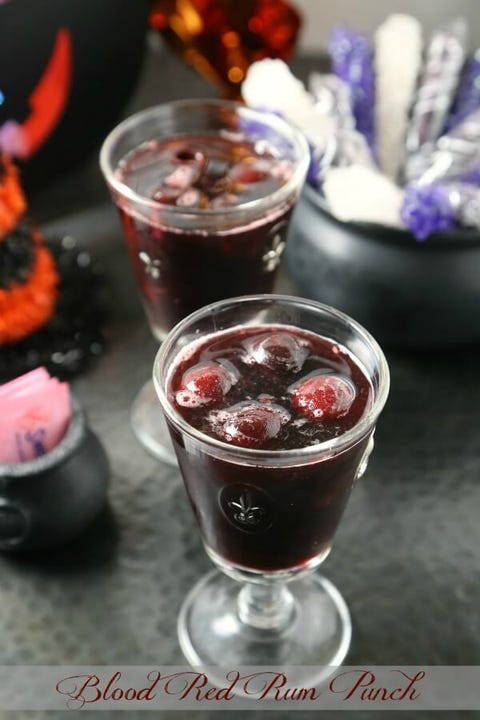 blood red rum halloween punch recipe