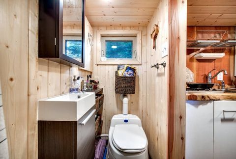 Tiny house with a lot of storage