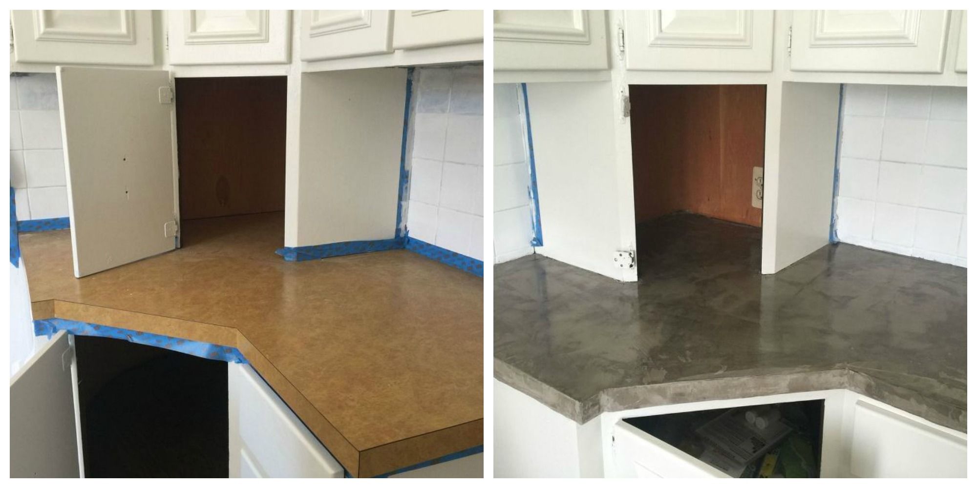 This Brilliant Diy Is The Easiest Way To Fake Concrete Countertops