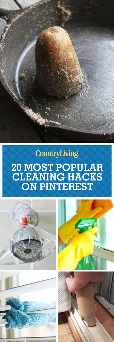 20 Most Popular Cleaning Hacks On Pinterest