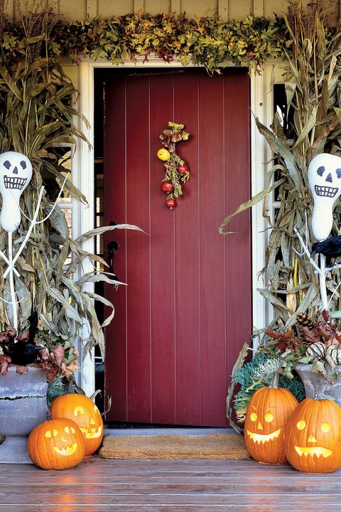 halloween entrance decorations