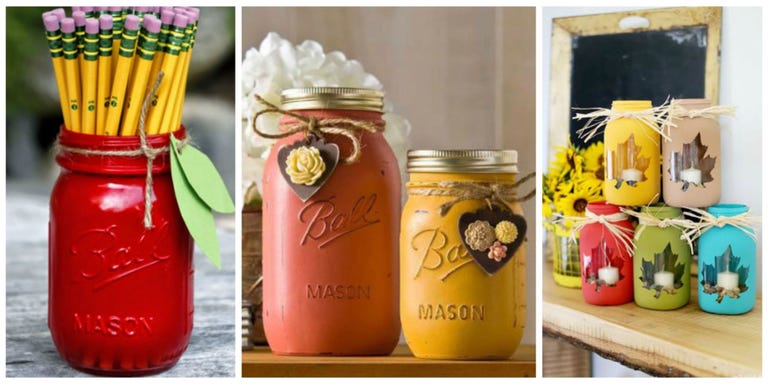 Fall Mason Jar Decorations Brilliant 30 Mason Jar Fall Crafts Autumn Diy Ideas With Mason Jars Inspiration Design Fall Mason Jar Decorations Extraordinary 30 Mason Jar Fall Crafts Autumn Diy Ideas With Mason Jars 2018