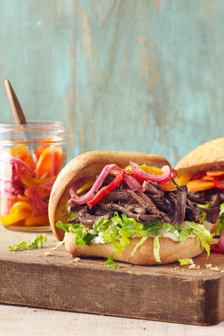 Slow-Cooker Roast Beef Sandwiches Recipe