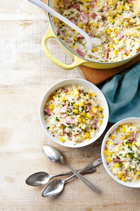 Corn-and-Ham Risotto Recipe