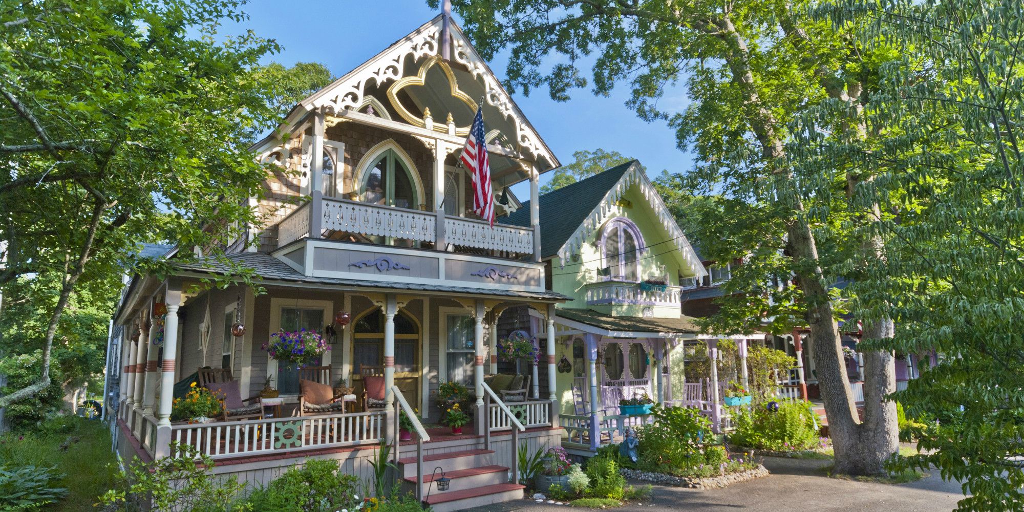The History Of Martha S Vineyard Gingerbread Houses Oak Bluffs