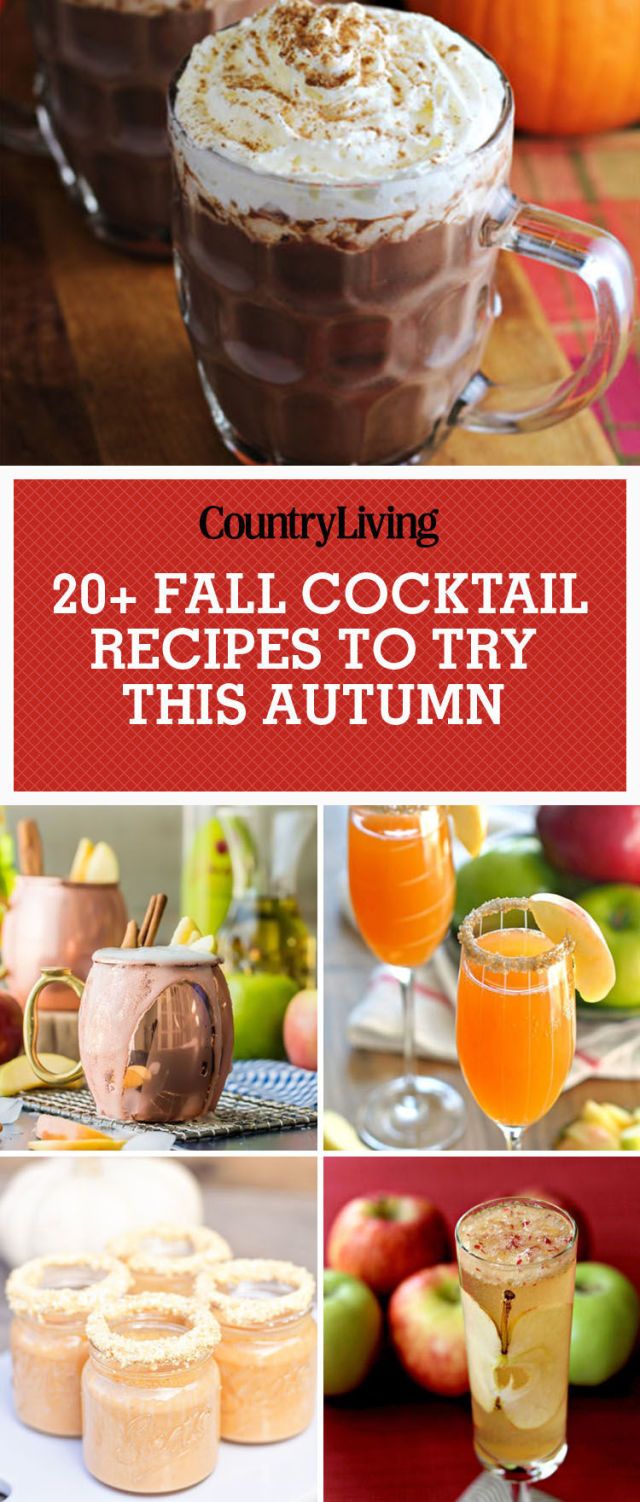 25 Best Fall Cocktails Drink Recipes Perfect For Autumn