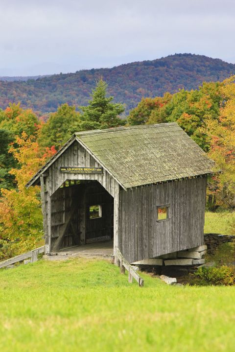 Pretty Autumn Covered Bridge Pictures - Beautiful Bridges