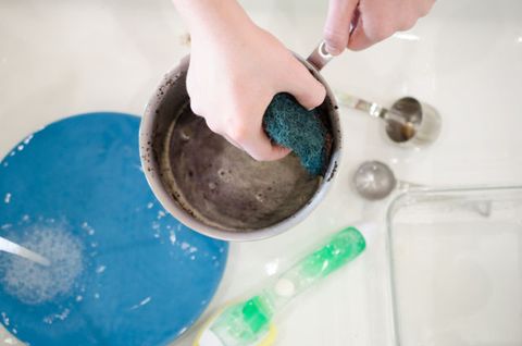 Kitchen utensil, Aqua, Teal, Paint, Spoon, Circle, Brush, Plastic, Chemical compound, Chemical substance, 