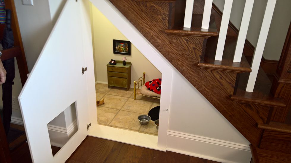 Dog's Harry Potter Room - Under the Stairs Room for Dog