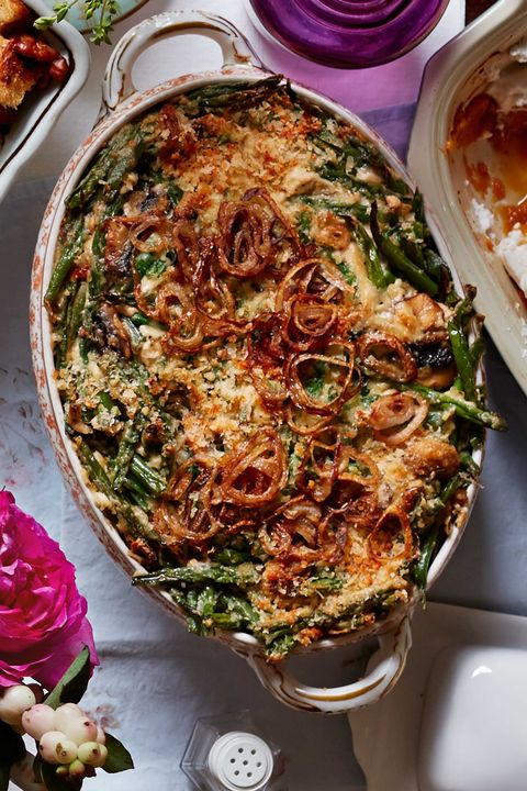 green bean casserole with fried shallots recipe