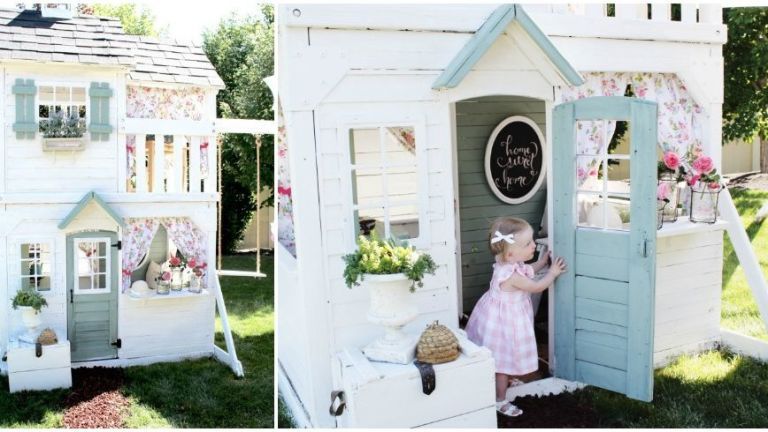 The Before and After Photos of This Playhouse Will Leave You Mesmerized