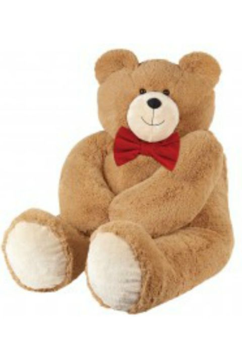 Stuffed toy, Teddy bear, Toy, Plush, Bear, Brown, Beige, Baby toys, 