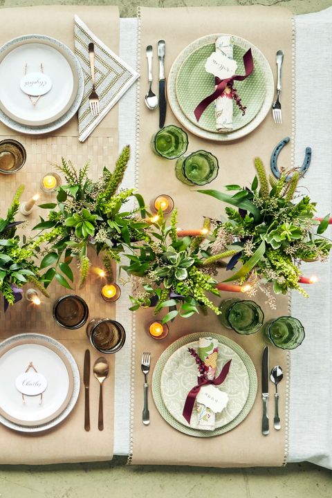 floral napkin thanksgiving table setting
