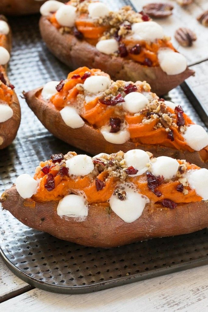 16 Easy Twice Baked Potato Recipes How To Make A Twice Baked Potato   1476453811 Loaded Twice Baked Sweet Potatoes 3 683x1024 