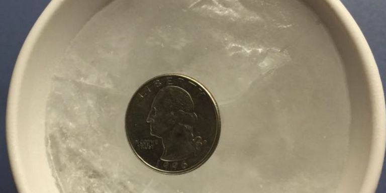 Can a Quarter on a Frozen Cup of Water Actually Determine Food