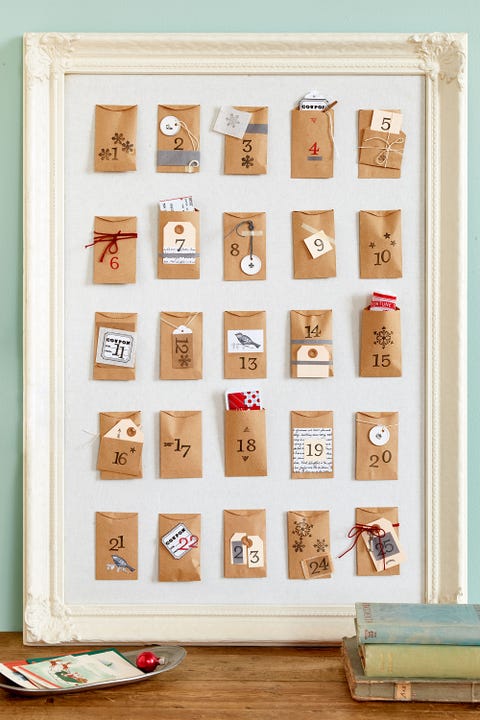 paper envelope advent calendar