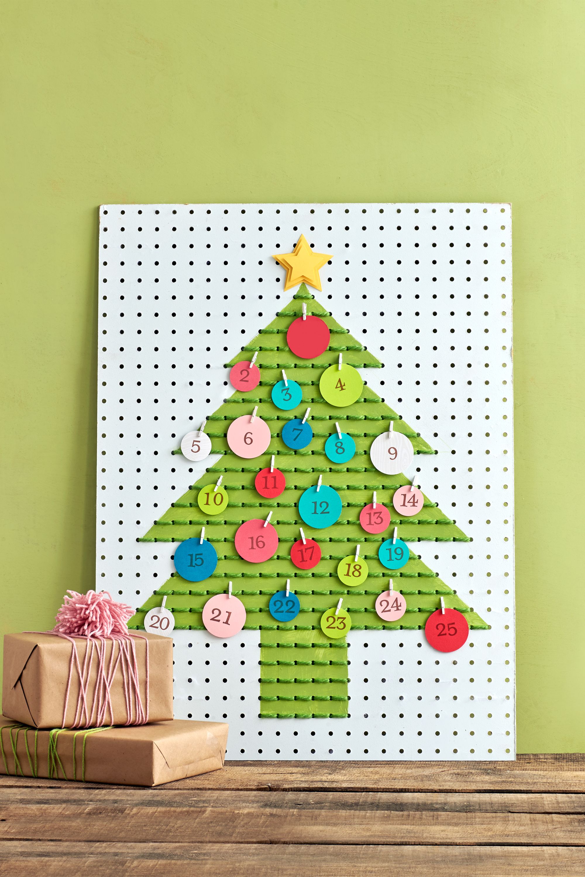 DIY Christmas Tree Advent Calendar Countdown Xmas Gifts for Kids Fabric Felt 