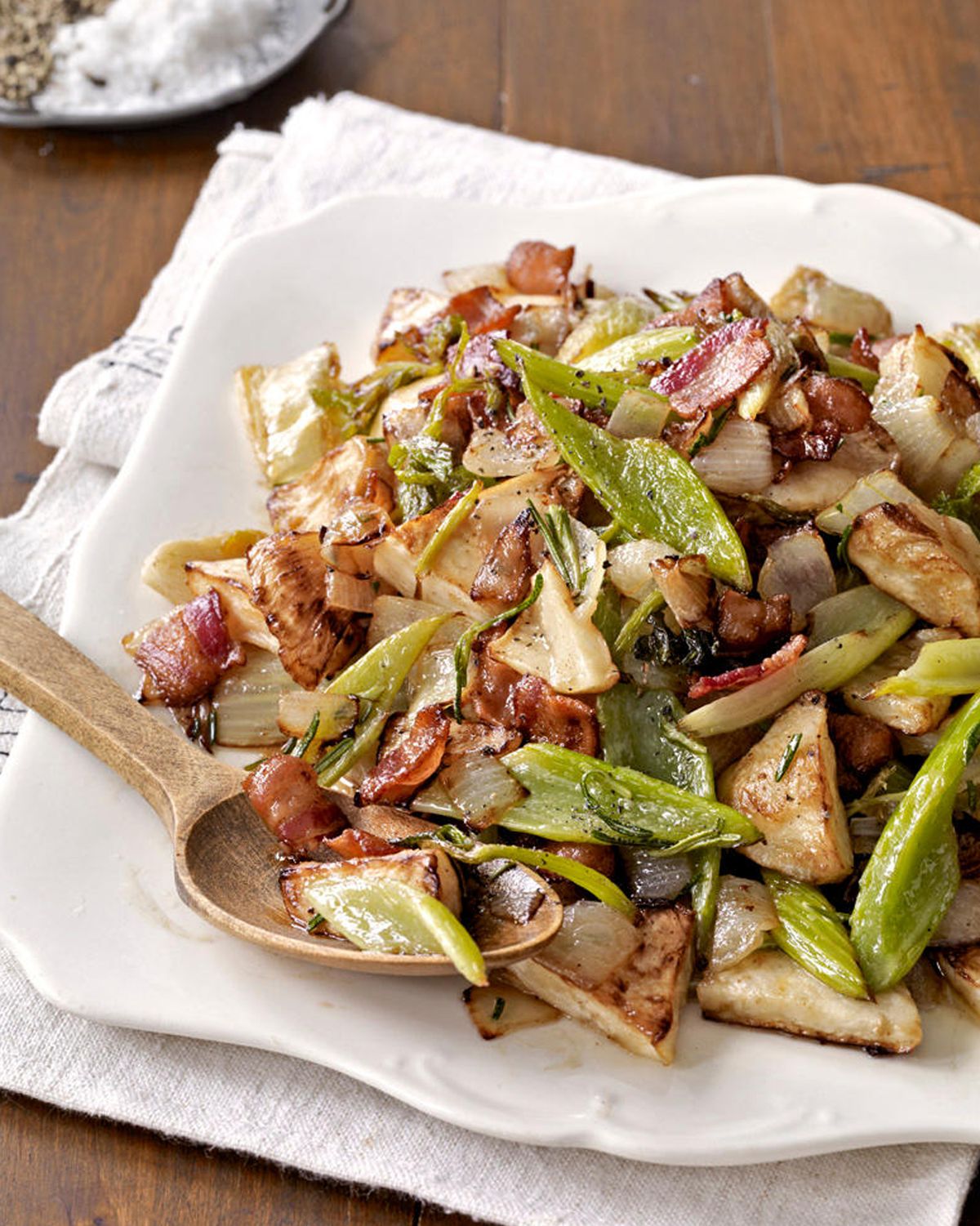 roasted vegetables with bacon recipe